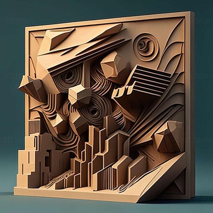 3D model brutalism (STL)